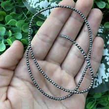 Fasetli Küre Füme Hematit Taşı 2 mm