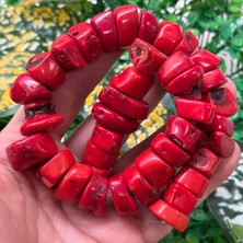 Şekilsiz Silindir Mercan Taşı 18 mm