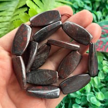 Burgu Brecciated jasper Taşı 15X30 mm