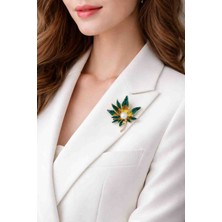 Çağ Moda Aksesuar Akçaağaç Broş