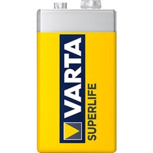 Pazarcan Superlife Çinko 9 Volt Pil (12'li Paket)