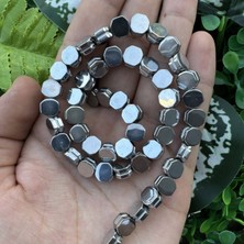 Petek Gümüş Hematit Taşı 8 mm