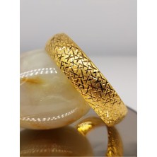 Cemal Demircioğlu Cam Kırığı 22 Ayar Yatırımlık Şarnelli 6.2 Ölçü 15 Gr Altın Kadın Bilezik