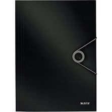 Ince Lastikli Dosya, 150 Sayfa Kapasiteli, Siyah, 45631095