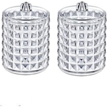 2'li Silindir Pamuk Organizer - Serisi - Şık ve Pratik Pamuk Saklama Çözümü