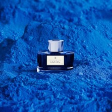 Graf Von Mürekkep, Kobalt Mavi Rengi, Silinmez ve Suya Dayanıklı, Kalıcı Renk, Şık Cam Şişede, Pürüzsüz Yazım