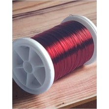 Filografi 0.30 mm (100GR- 150M) Kırmızı Renkli Bakır Filografi Teli