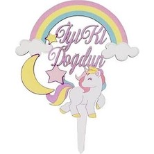 Benim Marifetlerim - Ahşap Pasta Süsü