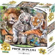 Goliath 3D - Vahşi Kediler - 150 Parça Puzzle