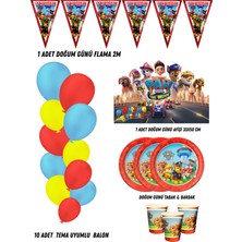 Paw Patrol Ryder 16 Kişilik Doğum Günü Parti Malzemeleri Süsleri Partymix