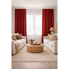 Arslan Deco Çoban Dikişli Dekoratif Polar Perde – Bohem & Modern Salonlar Için Özel Tasarım *pilesiz- Tek Kanat