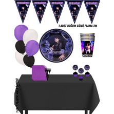 Wednesday 32 Kişilik Doğum Günü Parti Süsleri Seti