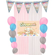 Cinnemoroll Cinemon Doğum Günü Parti Malzemeleri Süsleri Mixxi Set Rainbow