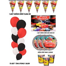 Cars Arabalar 40 Kişilik Doğum Günü Parti Malzemeleri Süsleri