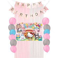 Hello Kitty Doğum Günü Parti Malzemeleri Süsleri Mixxi Set Friends
