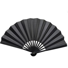 Eco Port Plastik Kumaş Yelpaze 12'li Siyah