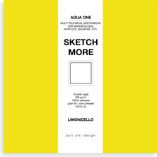 Poli Art Design Kare 15×15 cm Eskiz Defteri (Suluboya ve Grafik Için) Watercolor Classic Sketchbook