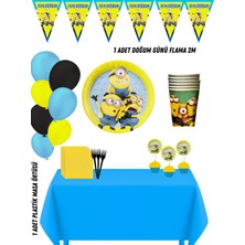 Minyonlar Minyon Minions 16 Kişilik Doğum Günü Parti Süsleri Seti