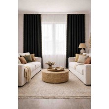 Arslan Deco Çoban Dikişli Dekoratif Polar Perde – Bohem & Modern Salonlar Için Özel Tasarım *pilesiz- Tek Kanat