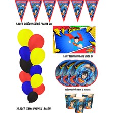 Superman 24 Kişilik Doğum Günü Parti Malzemeleri Süsleri