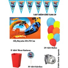 Hotwheels Ateşli Tekerler Doğum Günü Parti Seti