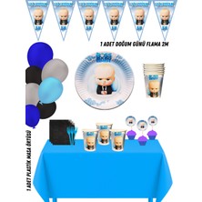 Patron Bebek The Boss Baby 40 Kişilik Doğum Günü Parti Süsleri Seti