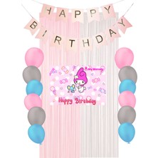 My Melody / Melodi Doğum Günü Parti Malzemeleri Süsleri Mixxi Set