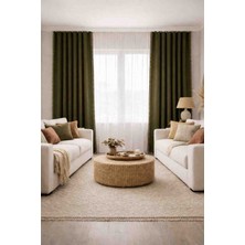 Arslan Deco Çoban Dikişli Dekoratif Polar Perde – Bohem & Modern Salonlar Için Özel Tasarım *pilesiz- Tek Kanat