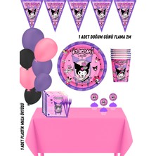 Kuromi 24 Kişilik Doğum Günü Parti Süsleri Seti