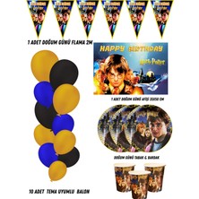 Harry Potter Hogwarts 16 Kişilik Doğum Günü Parti Malzemeleri Süsleri Partymix