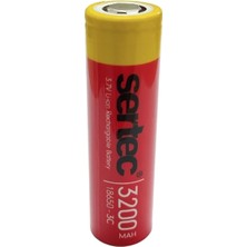 Eco Port Sertec 18650 3.7V 3200 Mah 3c Li-Ion Şarjlı Pil