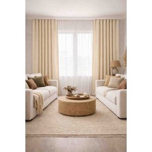 Arslan Deco Çoban Dikişli Dekoratif Polar Perde – Bohem & Modern Salonlar Için Özel Tasarım *pilesiz- Tek Kanat