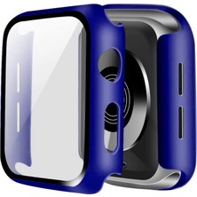 Eco Port Apple Watch 42MM Camlı Kasa Ekran Koruyucu - Lacivert