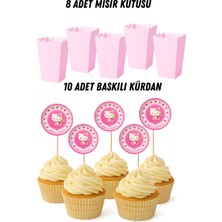 Temalı Doğum Günü Mısır Kutusu Baskılı Kürdan Seti