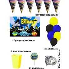 Batman Betmen Doğum Günü Parti Seti