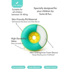 Swim Fun Çocuk Yüzme Kolluğu, Güvenlikli Içi Dolgulu, Bebek Yüzme Kolluğu, Deniz Kolluk, Havuz Kolluk, Pu Malzeme