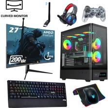 İzoly Nextgen K-X Ryzen 5 7500F 32GB 1tb M.2 Nvme Rtx 4070 Super 12GB 27" 200HZ 240MM Sıvı Soğutma Oyuncu Masaüstü Bilgisayarı