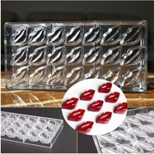 231- Pasta Durağı Polikarbon Çikolata Kalıbı, Şeffaf