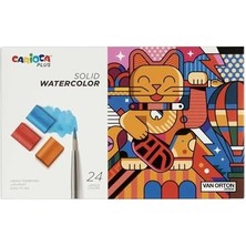 Carioca Plus Tablet Sulu Boya 24'lü (Fırçali)