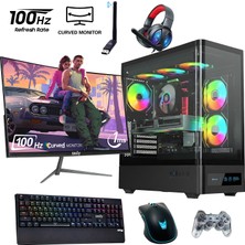 Izoly T13 x Ryzen 5 5500 16GB 512GB M.2 Nvme Gtx 1660 Super 6gb 24"100Hz Oyuncu Masaüstü Bilgisayarı