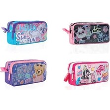 Kalem Çantası Kız Çift Göz, Pvc