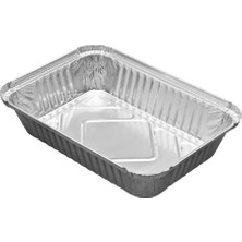 Alüminyum 1000 gr Kap Kapaklı 100 Adet