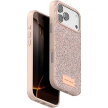 Onegif Nrzsnt Apple Iphone 17 Pro Max Bright Simli Kapak - Pembe