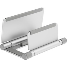 Laptop/tablet/telefon Standı Yüksekliği Ayarlanabilir Katlanabilir Minimal Taşınabilir Işlevsel Dikey Stand