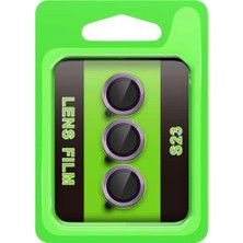 Eco Port Samsung Galaxy S23 Raze Metal Kamera Lens - Mor