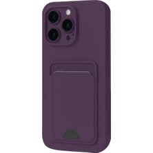 Eco Port Iphone 16 Plus Kılıf Kelvin Kartvizitli Silikon - Derin Mor