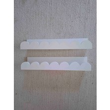 2'li Kavisli Montessori Bebek ve Çocuk Odası Duvar Rafı/kitaplık Çocuk Odası Duvar Dekoru Rafı Beyaz