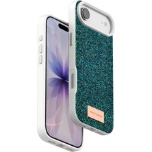 Onegif Nrzsnt Apple Iphone 17 Air Bright Simli Kapak - Koyu Yeşil