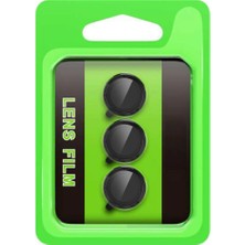 Eco Port Samsung Galaxy S25 Fe Raze Metal Kamera Lens - Siyah