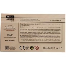 Rich Texco Akrilik Boya 60 ml 10 Renk